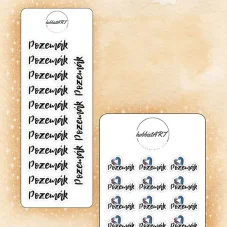 Textové samolepky - Pozemák