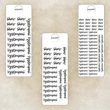 Textové samolepky - Show&Vystoupení