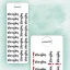 Textové samolepky - Zkouška - Velikost textu plánovacích samolepek: Střední text, Vzhled plánovacích samolepek: S obrázkem