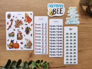 Přehled druhů samolepek hobbietART Přehled druhů samolepek hobbietART
