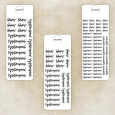 Textové samolepky - Show&Vystoupení