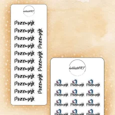 Textové samolepky - Pozemák