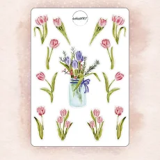 Dekorační samolepky - Tulipány