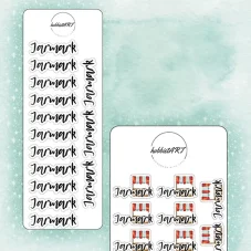 Textové samolepky - Jarmark