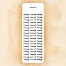 Textové samolepky - Pozemák